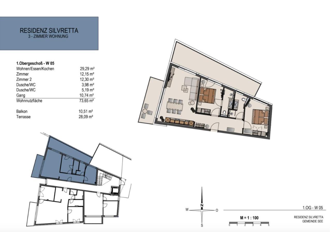 Das Luxurioese Chalet-Apartment In Der Residenz Silvretta - Inklusive Silvretta Card Premium See Luaran gambar