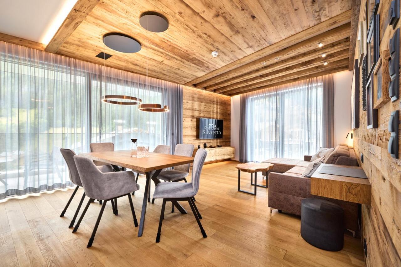 Das Luxurioese Chalet-Apartment In Der Residenz Silvretta - Inklusive Silvretta Card Premium See Luaran gambar