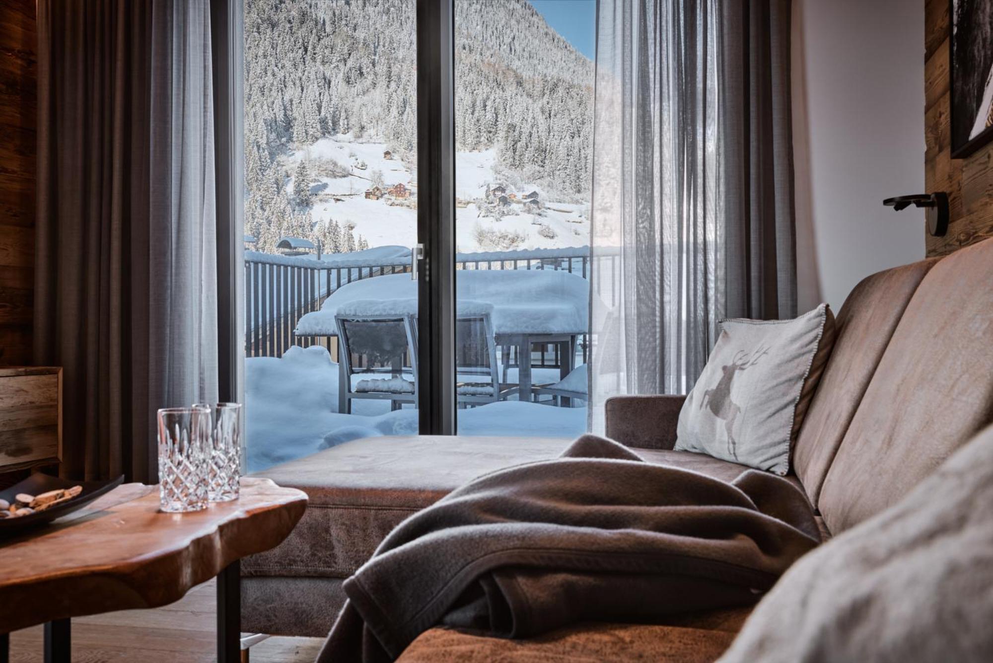 Das Luxurioese Chalet-Apartment In Der Residenz Silvretta - Inklusive Silvretta Card Premium See Luaran gambar