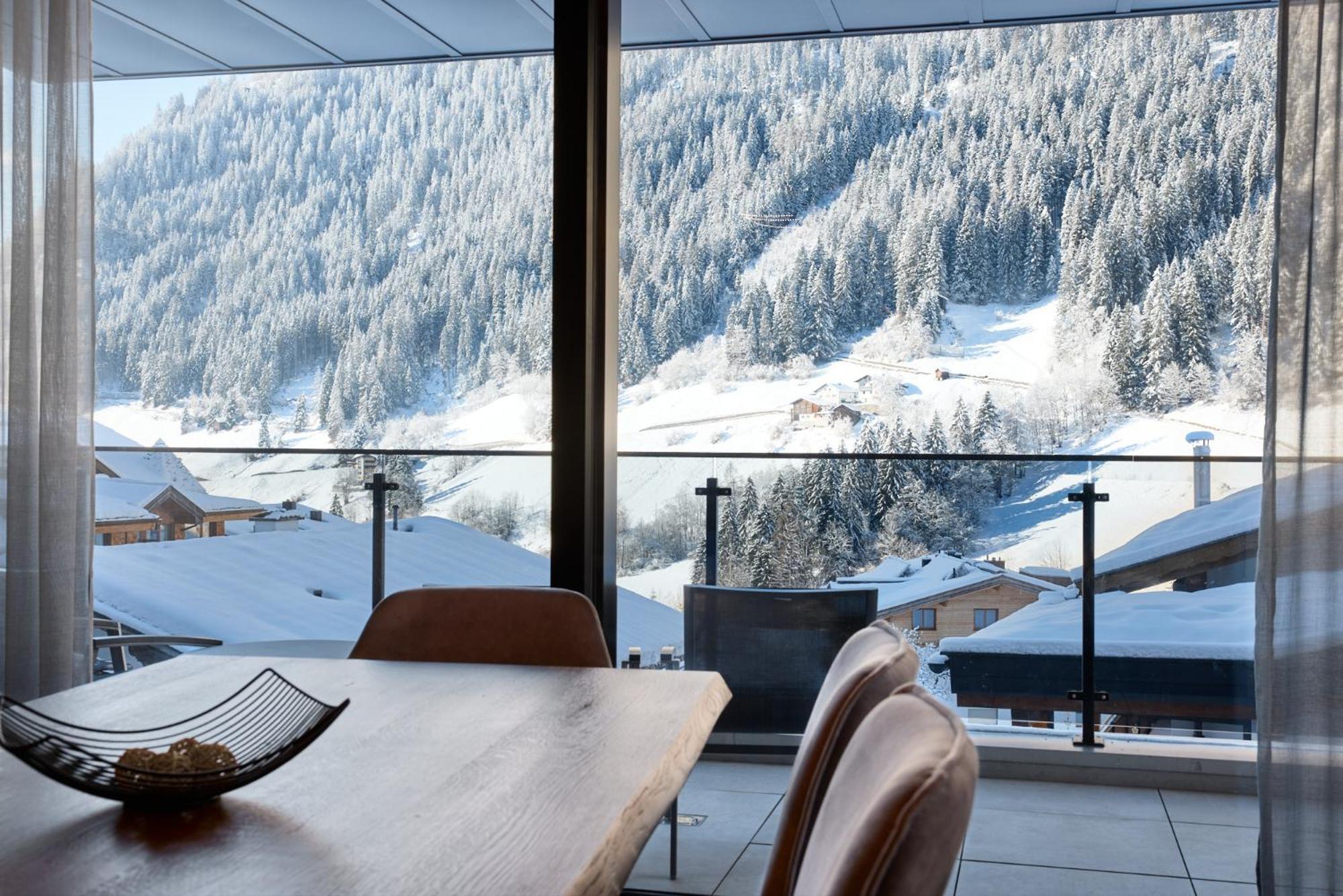 Das Luxurioese Chalet-Apartment In Der Residenz Silvretta - Inklusive Silvretta Card Premium See Luaran gambar
